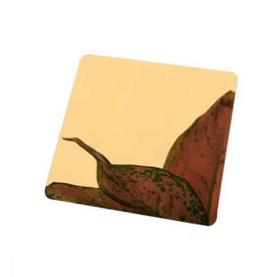 piatto d'acciaio decorativo di lunghezza AISI dello strato 5800mm dello specchio di acciaio inossidabile di 0.5mm
