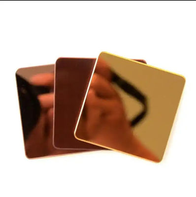 HL decorativi 316l ss di acciaio inossidabile di JIS dello strato dorato del piatto