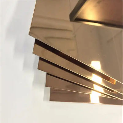 strati decorativo di acciaio inossidabile 316l strato dello specchio di 3mm - di 0.20mm ss